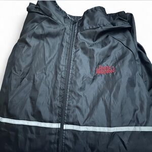 Black Windbreaker Jacket